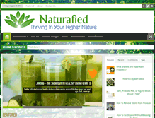 Tablet Screenshot of naturafied.com